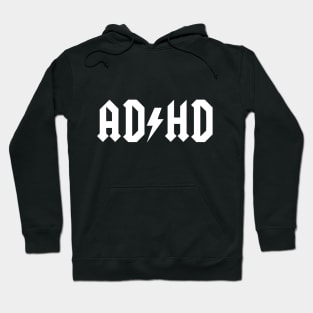 AD/HD white Hoodie